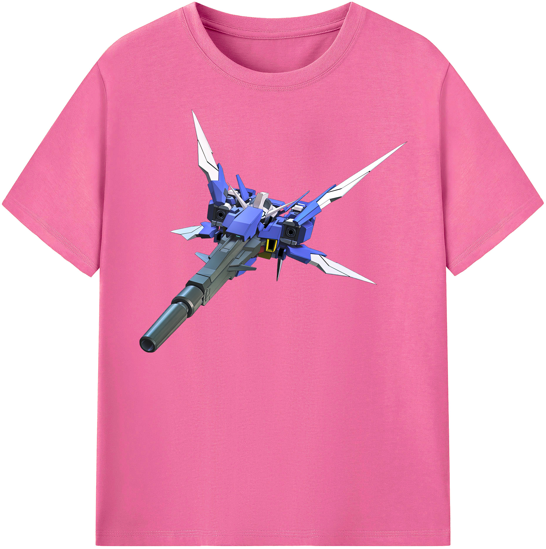 （画像用） 機動戦士ガンダム Mobile Suit Gundam レディースカジュアルプリントTシャツ（綿100％）